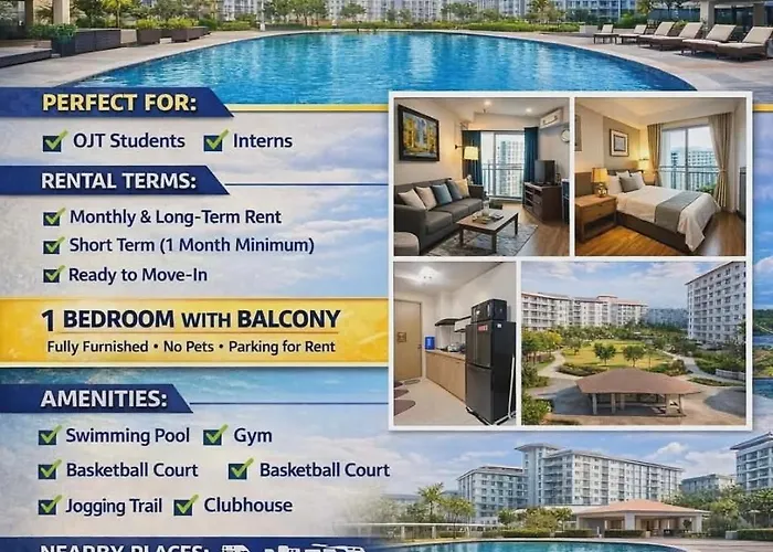Field Residences Pool View With Balcony Near Airport Behind Sm Sucat * Manila