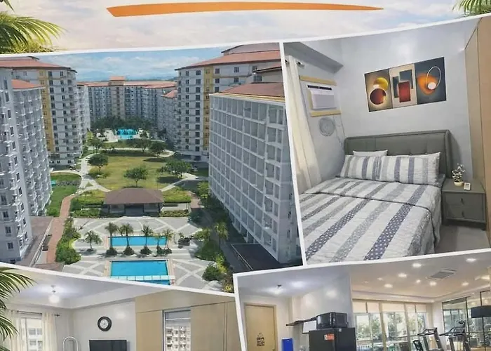 Field Residences Pool View With Balcony Near Airport Behind Sm Sucat